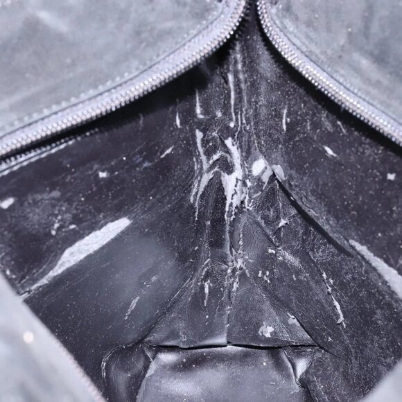 GUCCI Shoulder Bag Suede Black Gold Auth bs28638 - Picture 12 of 16